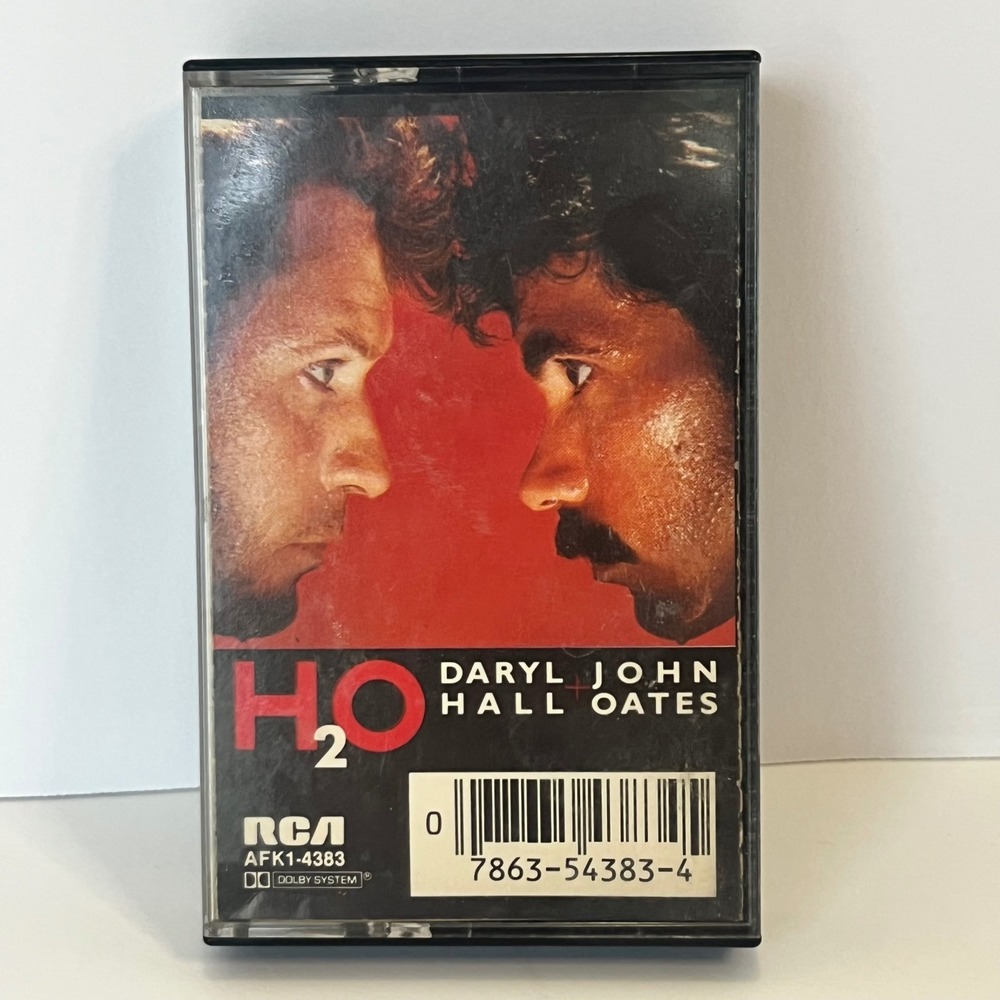Daryl Hall John Oates H2O Cassette Tape 1982 RCA Maneater AFK1-4383 Pop Rock